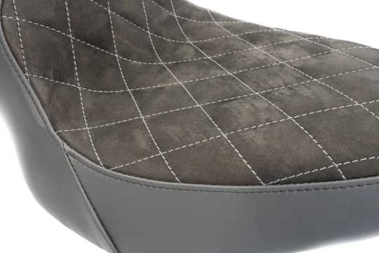 Einzelsitz Leder Diamond Stitch Schwarz 6 Einzelsitz Leder Diamond Stitch Schwarz – Bild 4