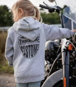 Thunderbike Kids Hoodie New Custom Grau -Thunderbike 19 00 1013v 6
