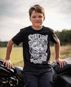 Thunderbike Kids T-Shirt StayLow Schwarz -Thunderbike 19 01 1141v 3