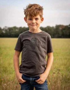 Thunderbike Kinder T-Shirt Just Ride Grau -Thunderbike 19 01 1333v 3