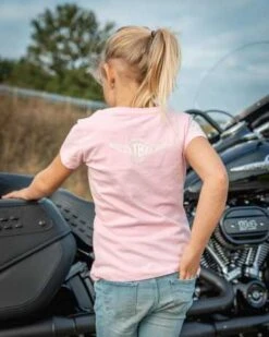 Thunderbike Kinder T-Shirt Skull Rider Rosa -Thunderbike 19 01 13510v 4