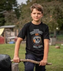 Thunderbike Kinder T-Shirt Skull Rider Schwarz -Thunderbike 19 01 1351v 3