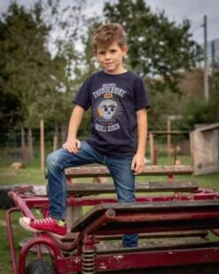 Thunderbike Kinder T-Shirt Skull Rider Blau -Thunderbike 19 01 1359v 31