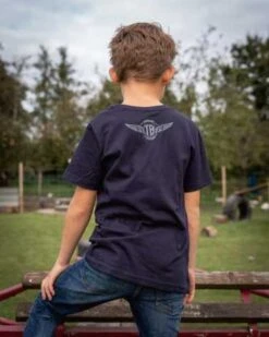 Thunderbike Kinder T-Shirt Skull Rider Blau -Thunderbike 19 01 1359v 41