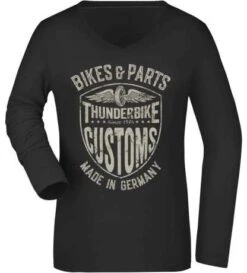 Thunderbike Damen Longsleeve New Custom Schwarz
