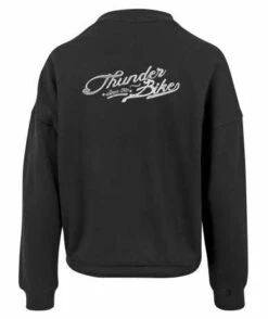 Thunderbike Damen Sweatshirt Classic Vintage Schwarz -Thunderbike 19 10 1231v 22