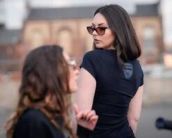 Thunderbike Damen T-Shirt New Custom, Schwarz -Thunderbike 19 11 1011v 2