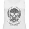 Thunderbike Damen Tank Top Death Head Weiß -Thunderbike 19 11 1072v