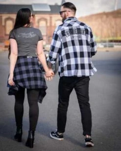 Thunderbike Damen T-Shirt Classic Vintage Grau -Thunderbike 19 11 1233v 3