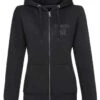 Thunderbike Damen Zip Hoodie Death Head Schwarz