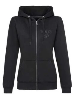 Thunderbike Damen Zip Hoodie Death Head Schwarz