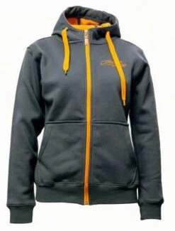 Thunderbike Damen Zip Hoodie Classic Vintage Grau