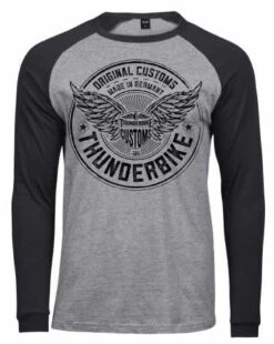 Thunderbike Longsleeve Flying Customs Schwarz/grau