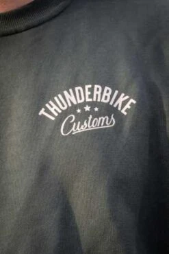 Thunderbike Sweater Genuine Customs Grün -Thunderbike 19 30 1434v 21