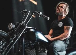 Thunderbike V-Neck T-Shirt New Custom Schwarz -Thunderbike 19 31 1011av 5