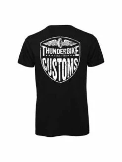 Thunderbike V-Neck T-Shirt New Custom Schwarz -Thunderbike 19 31 1011av hi2