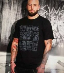 Thunderbike T-Shirt Flying Pan, Schwarz -Thunderbike 19 31 1021v 32