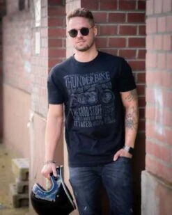 Thunderbike T-Shirt Flying Pan, Schwarz -Thunderbike 19 31 1021v 5