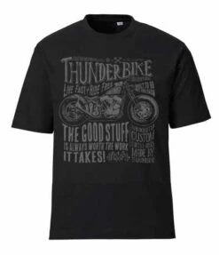 Thunderbike 24 Thunderbike T-Shirt Flying Pan, Schwarz