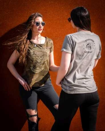 Thunderbike T-Shirt US Flag, Grau 7 Thunderbike T-Shirt US Flag, Grau – Bild 5