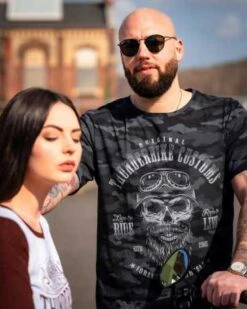 Thunderbike T-Shirt Bearded Skull Schwarz/grau -Thunderbike 19 31 1106v 4