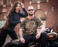 Thunderbike T-Shirt Speed Skull Olive -Thunderbike 19 31 1116v 4