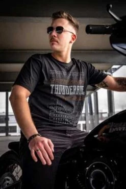 Thunderbike T-Shirt Retro 4-Colors Schwarz -Thunderbike 19 31 1291v 3