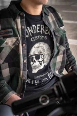 Thunderbike T-Shirt Helmet Skull Schwarz -Thunderbike 19 31 1301v 3