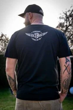 Thunderbike T-Shirt Vintage Wheel Schwarz -Thunderbike 19 31 1311v 4