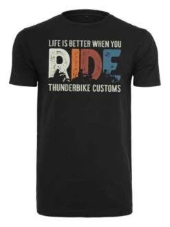 Thunderbike T-Shirt Ride Schwarz