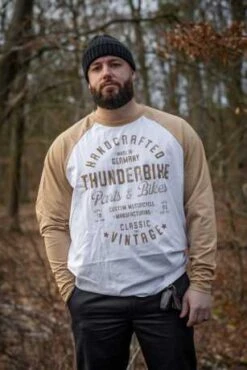Thunderbike Longsleeve Handcrafted Weiß/beige -Thunderbike 19 31 1422v 11