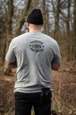 Thunderbike T-Shirt Handcrafted Grau -Thunderbike 19 31 1423 222l 21