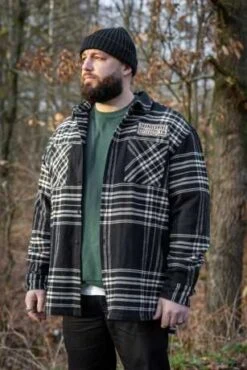 Thunderbike Karohemd Schwarz/beige -Thunderbike 19 32 1190v 71