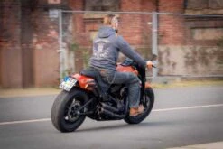 Thunderbike Zip Hoodie Flying Custom Grau/orange 9 Thunderbike Zip Hoodie Flying Custom Grau/orange -Thunderbike 19 40 1263v 3