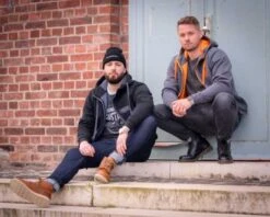 Thunderbike Zip Hoodie Flying Custom Grau/orange 8 Thunderbike Zip Hoodie Flying Custom Grau/orange -Thunderbike 19 40 1263v 2