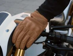 Thunderbike Motorcycle Handschuhe Cognac Braun -Thunderbike 19 70 130v 32