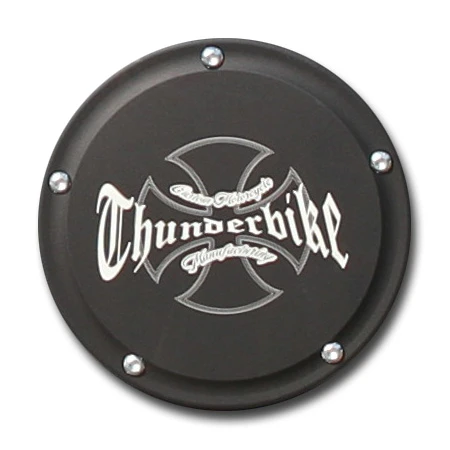 Kupplungsdeckel Thunderbike Schwarz Matt Eloxiert 3 Kupplungsdeckel Thunderbike Schwarz Matt Eloxiert