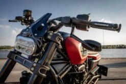 Spiegelhalter Set Schwarz -Thunderbike 23 85 0101