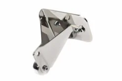 Seitlicher Kennzeichenhalter Kurz Poliert