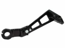 Seitlicher Kennzeichenhalter Alu Lang Schwarz