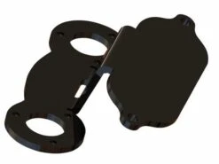 Gabelbrücken Halter Digital Tachogehäuse Schwarz