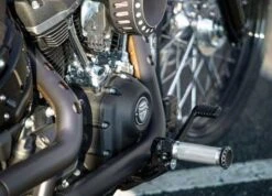 Fahrer Fußrasten Base Alu Design -Thunderbike 31 74 100 42