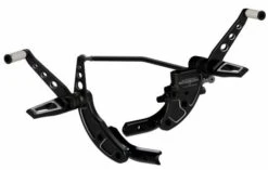 Fußrastenanlage Grand Prix Schwarz