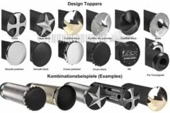 Fußrastenanlage Base Rubber -Thunderbike 31 76 110 311