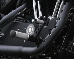 Fußrastenanlage Base Alu Schwarz 11 Fußrastenanlage Base Alu Schwarz -Thunderbike 31 76 140 4