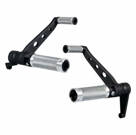 Fußrastenanlage Base Alu Schwarz 3 Fußrastenanlage Base Alu Schwarz