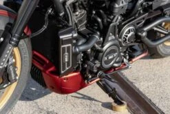 Fahrer Fußrasten Set SP-S Schwarz -Thunderbike 31 85 010 34