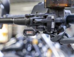 Blinker Stripe LED Im Alugehäuse Schwarz/getönt -Thunderbike 41 85 010 33