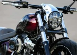 Headlamp Cap Chrom 12 Headlamp Cap Chrom -Thunderbike 42 74 030 front