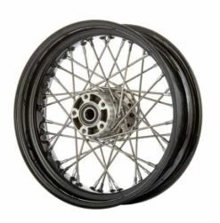 Umbau Hinterrad Umspeichen Auf 5x16 Schwarz